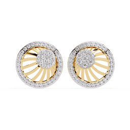 Radiant Circle Burst Studs