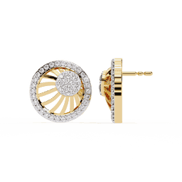 Radiant Circle Burst Studs