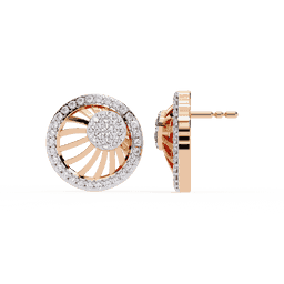 Radiant Circle Burst Studs